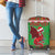 Personalized Wales Nadolig Llawen Luggage Cover Welsh Dragon Mascot - Merry Xmas - Wonder Print Shop