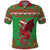 Personalized Wales Nadolig Llawen Polo Shirt Welsh Dragon Mascot - Merry Xmas - Wonder Print Shop