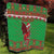 Personalized Wales Nadolig Llawen Quilt Welsh Dragon Mascot - Merry Xmas