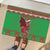 Personalized Wales Nadolig Llawen Rubber Doormat Welsh Dragon Mascot - Merry Xmas - Wonder Print Shop