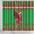 Personalized Wales Nadolig Llawen Shower Curtain Welsh Dragon Mascot - Merry Xmas