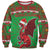 Personalized Wales Nadolig Llawen Sweatshirt Welsh Dragon Mascot - Merry Xmas