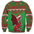 Personalized Wales Nadolig Llawen Sweatshirt Welsh Dragon Mascot - Merry Xmas