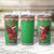 Personalized Wales Nadolig Llawen Tumbler Cup Welsh Dragon mascot - Merry Xmas