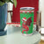 Personalized Wales Nadolig Llawen Tumbler Cup Welsh Dragon mascot - Merry Xmas