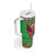 Personalized Wales Nadolig Llawen Tumbler With Handle Welsh Dragon mascot - Merry Xmas