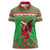 Personalized Wales Nadolig Llawen Women Polo Shirt Welsh Dragon Mascot - Merry Xmas