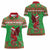 Personalized Wales Nadolig Llawen Women Polo Shirt Welsh Dragon Mascot - Merry Xmas