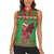 Personalized Wales Nadolig Llawen Women Sleeveless Polo Shirt Welsh Dragon Mascot - Merry Xmas