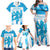 Personalized Luxembourg Family Matching Off Shoulder Maxi Dress and Hawaiian Shirt Roude Leiw Grunge Style - Wonder Print Shop