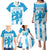 Personalized Luxembourg Family Matching Puletasi and Hawaiian Shirt Roude Leiw Grunge Style - Wonder Print Shop