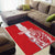 Custom Luxembourg Football Area Rug Les Lions Rouges - Wonder Print Shop