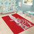 Custom Luxembourg Football Area Rug Les Lions Rouges - Wonder Print Shop