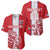 Custom Luxembourg Football Baseball Jersey Les Lions Rouges - Wonder Print Shop