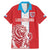 Custom Luxembourg Football Family Matching Mermaid Dress and Hawaiian Shirt Les Lions Rouges - Wonder Print Shop