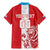 Custom Luxembourg Football Family Matching Mermaid Dress and Hawaiian Shirt Les Lions Rouges - Wonder Print Shop