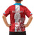 Custom Luxembourg Football Family Matching Puletasi and Hawaiian Shirt Les Lions Rouges - Wonder Print Shop