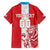 Custom Luxembourg Football Family Matching Puletasi and Hawaiian Shirt Les Lions Rouges - Wonder Print Shop