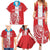 Custom Luxembourg Football Family Matching Summer Maxi Dress and Hawaiian Shirt Les Lions Rouges - Wonder Print Shop