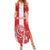 Custom Luxembourg Football Family Matching Summer Maxi Dress and Hawaiian Shirt Les Lions Rouges - Wonder Print Shop