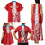 Custom Luxembourg Football Family Matching Tank Maxi Dress and Hawaiian Shirt Les Lions Rouges - Wonder Print Shop