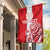 Custom Luxembourg Football Garden Flag Les Lions Rouges