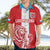 Custom Luxembourg Football Hawaiian Shirt Les Lions Rouges - Wonder Print Shop