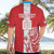 Custom Luxembourg Football Hawaiian Shirt Les Lions Rouges - Wonder Print Shop