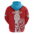 Custom Luxembourg Football Hoodie Les Lions Rouges - Wonder Print Shop