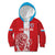 Custom Luxembourg Football Kid Hoodie Les Lions Rouges - Wonder Print Shop