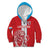 Custom Luxembourg Football Kid Hoodie Les Lions Rouges - Wonder Print Shop