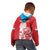 Custom Luxembourg Football Kid Hoodie Les Lions Rouges - Wonder Print Shop