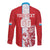 Custom Luxembourg Football Long Sleeve Button Shirt Les Lions Rouges - Wonder Print Shop