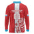 Custom Luxembourg Football Long Sleeve Polo Shirt Les Lions Rouges - Wonder Print Shop