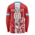 Custom Luxembourg Football Long Sleeve Shirt Les Lions Rouges - Wonder Print Shop