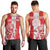 Custom Luxembourg Football Men Tank Top Les Lions Rouges - Wonder Print Shop