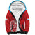 Custom Luxembourg Football Sherpa Hoodie Les Lions Rouges - Wonder Print Shop