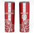 Custom Luxembourg Football Skinny Tumbler Les Lions Rouges