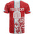 Custom Luxembourg Football T Shirt Les Lions Rouges - Wonder Print Shop