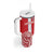 Custom Luxembourg Football Tumbler With Handle Les Lions Rouges