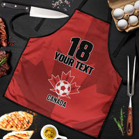 Canada Soccer Maple Leaf Custom Apron Sporty Style - Wonder Print Shop