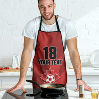 Canada Soccer Maple Leaf Custom Apron Sporty Style - Wonder Print Shop