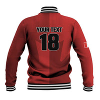 Canada Soccer Maple Leaf Custom Baseball Jacket Sporty Style - Wonder Print Shop