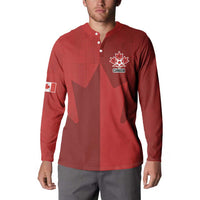 Canada Soccer Maple Leaf Custom Button Sweatshirt Sporty Style - Wonder Print Shop