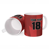 Canada Soccer Maple Leaf Custom Ceramic Mug Sporty Style - Wonder Print Shop