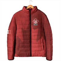 Canada Soccer Maple Leaf Custom Padded Jacket Sporty Style - Wonder Print Shop
