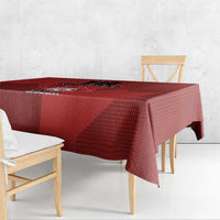 Canada Soccer Maple Leaf Custom Tablecloth Sporty Style - Wonder Print Shop