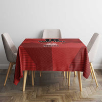 Canada Soccer Maple Leaf Custom Tablecloth Sporty Style - Wonder Print Shop