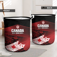 Canada Soccer Laundry Basket Les Rouges Maple Leaf - Wonder Print Shop