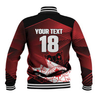 Custom Canada Soccer Baseball Jacket Les Rouges Maple Leaf - Wonder Print Shop